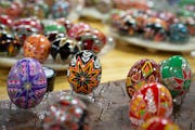 Pysanky are a part of fundraising efforts for Ukraine this year.