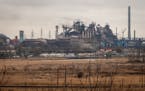 The Azovstal Steel and Iron Works facility is seen in Mariupol, Ukraine, on Jan. 14, before it became a key battleground in the fight against Russia�