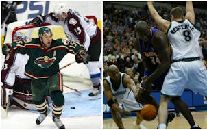 April 22, 2003: The only time when the Wild and Wolves won playoff games on the same day.