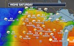 Warm & Windy Saturday With Some Storms - Cooler Weather Returns Behind Saturday's Warmth