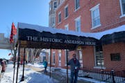 Developer Grant Carlson, shown at the Anderson House Hotel in Wabasha, Minn., is using short-term rental platforms to run boutique hotels he renovated