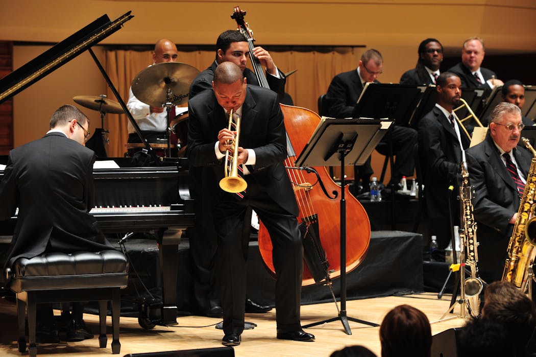 Wynton Marsalis and his Jazz at Lincoln Center Orchestra will join with the Minnesota Orchestra for its 2022-23 season opener Sept. 23-24. (Photo by Frank Stewart)