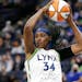 Center Sylvia Fowles scored 16 points in 15 minutes in the Lynx’s 78-66 preseason loss at Washington on Wednesday.