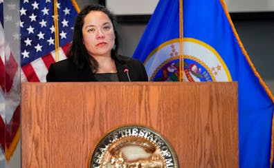 At a news conference, Human Rights Commissioner Rebecca Lucero called a consent decree of this nature “unprecedented” in Minnesota.