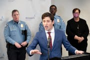 Minneapolis Mayor Jacob Frey and other city leaders held a news conference Wednesday on the Minnesota Department of Human Rights findings.