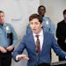 Minneapolis Mayor Jacob Frey and other city leaders held a news conference Wednesday on the Minnesota Department of Human Rights findings.