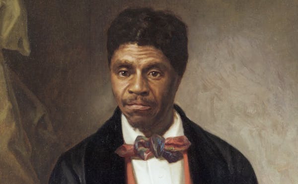 A painting of Dred Scott by artist Louis Schultze, based on an 1857 photograph.