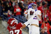 Seventeen receivers were drafted in the first three rounds, and Boise State’s Khalil Shakir might be the top prospect remaining. 