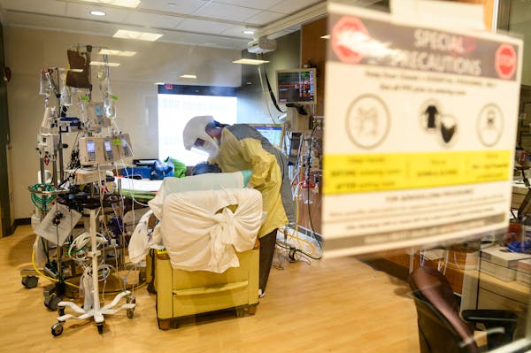 COVID-19 hospitalizations are increasing in Minnesota, but only 7% of the infected patients on Monday needed intensive care — the lowest rate in the