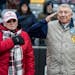 Harry and Kathy Wisdom were both honored as “Hero of the Game” at CHS Field in St. Paul on Thursday, April 28. Kathy is decorated with a Bronze St