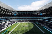 The Vikings will face off against the Saints at Tottenham Hotspur Stadium in London.