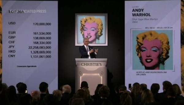 Warhol's Marilyn Monroe portrait sells for $195M