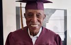 Merrill Pittman Cooper, 101, was awarded an honorary high school diploma in a surprise ceremony in Jersey City on March 19.