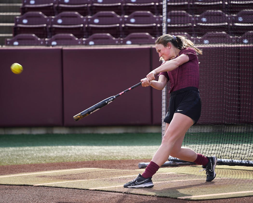 “She puts in all the extra time,’’ Gophers coach Piper Ritter said of DenHartog. “I don’t think she misses a day they have scheduled in the offseason.’’
