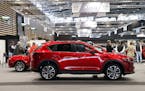 The Mazda CX-5 was on display at a French auto show in April. 