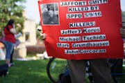 Relatives of Jaffort Smith have protested police brutality following his death in 2016.