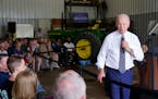President Joe Biden speaks during a visit to O’Connor Farms, Wednesday, May 11, 2022, in Kankakee, Ill. Biden visited the farm to discuss food suppl