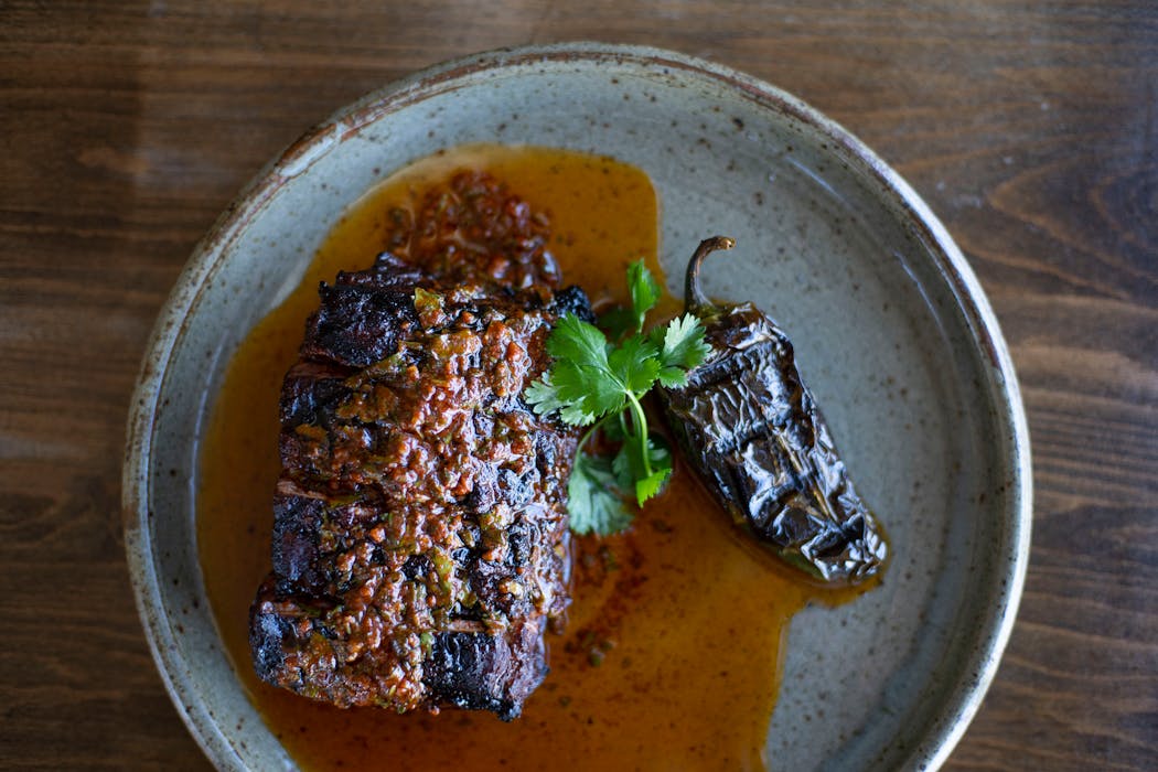 The dishes at Petite León in Minneapolis’ Kingfield neighborhood keep surprising. The carne asada was on chef Jorge Guzmán’s spring menu.