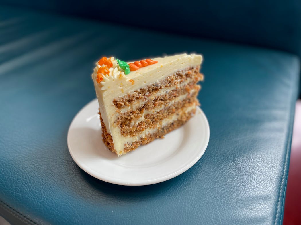 Total curve ball: Target Field serves an incredible carrot cake.