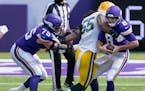 The Vikings open their season by hosting the Packers on Sept 11 and will play at Lambeau Field on New Year’s Day. This time, Za’Darius Smith (55) 