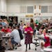 Families ate pizza and did crafts during an open house at Hamline Elementary on May 12 in St. Paul. After the decision to close Galtier Community Scho