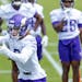 Defensive backs like safety Lewis Cine, the Vikings’ first-round draft pick, were a point of emphasis at the team’s rookie minicamp Friday. 
