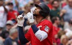 A day after spending Saturday on the bench in a close loss to Cleveland, Byron Buxton was back in center field for the Twins and hit a homer to help t