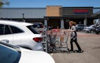 Susan Pollack at her local Costco in Marina Del Rey, Calif., on May 10, 2022. The pressure of rising inflation rates is felt most directly by shoppers