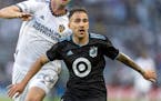 Emanuel Reynoso helped create several scoring chances during Minnesota United’s 1-1 tie with LA Galaxy at Allianz Field on Wednesday night.