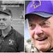 Bud Grant in 1967 and in 2022.