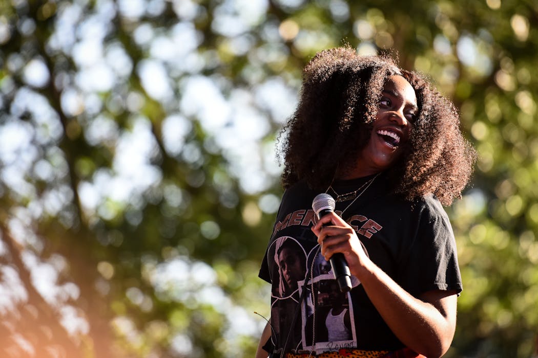 Chicago rap star Noname will perform at the Afropunk Festival in Minneapolis on June 19.