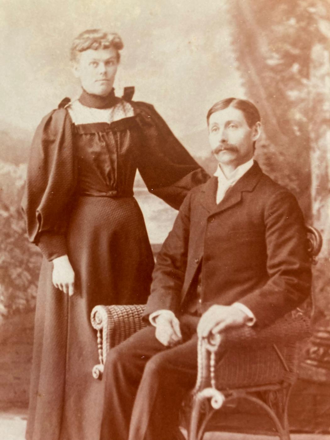 Reader Paul Welvang's great grandparents, Peter and Anna Welvang. Peter immigrated to America from Norway. Anna was born in Wisconsin.
