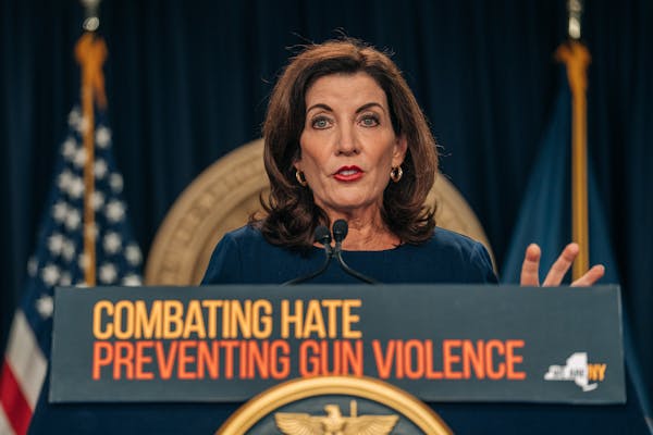 After the recent mass shooting in Buffalo, New York Gov. Kathy Hochul vowed to pressure social media platforms to monitor — and remove — hate spee