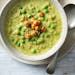 Spring Green Pea Soup is great any time of year.
