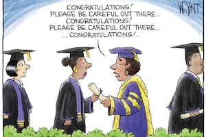 Editorial cartoon: Christopher Weyant on this year's grads