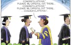 Editorial cartoon: Christopher Weyant on this year's grads