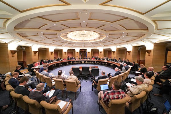 The tax conference committee, seen here two years ago, is meeting to finalize a tax deal.