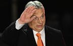 Hungarian Prime Minister Viktor Orban in April. “They — the progressive left — tell us what is the truth and what is not, what is right and what