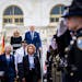 President Joe Biden and first lady Jill Biden arrive at the National Peace Officers’ Memorial Service at the Capitol in Washington on Sunday, May 15