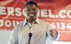 Senate candidate Herschel Walker speaks in Ringgold, Ga., on Sunday, May 15, 2022.