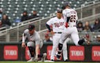 The Twins’ Byron Buxton grounded out to third base in the first inning Wednesday. Buxton went 0-for-5 in the 4-2, 10-inning loss to the Tigers and i