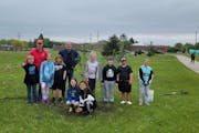 Fourth-graders from Southgate Elementary School in Austin, Minn. planted a community orchard Thursday, May 26, 2022