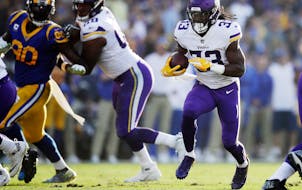 Dalvin Cook running against the Rams.