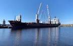 Nunalik is expected to leave the Port of Duluth-Superior on Saturday with 200 containers of kidney beans. 