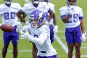 Safeties like rookie Lewis Cine are expected to be a big part of the Vikings’ transition to Ed Donatell’s defense. 