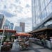 The newly opened Riva Terrace at Four Seasons offers a skyline view of downtown Minneapolis from the fourth-floor patio.