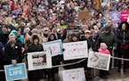 Hundreds gathered on the steps of the State Capitol for Minnesota Citizens Concerned for Life’s March for Life in 2019, held on the anniversary of R
