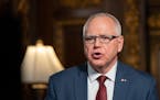 Minnesota Gov. Tim Walz signaled there is more openness among state officials to a merger of the Sanford and Fairview health systems than there was wh