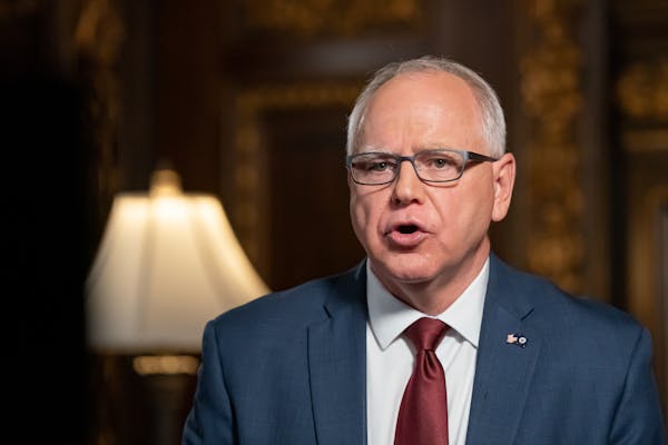 The campaign manager for Gov. Tim Walz said the governor owns no property, including in Minnesota.