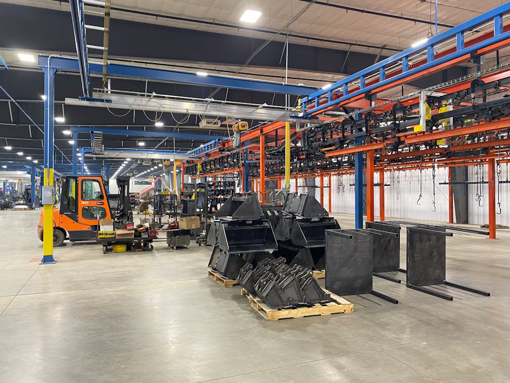 Doosan Bobcat is offering sign-on bonuses and relocation stipends for new hires for its plants in Litchfield, pictured, and Rogers.